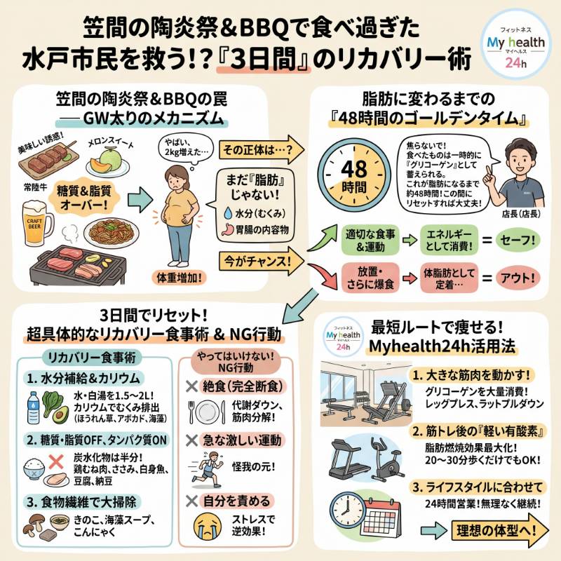 陶炎祭　ゴールデンウィーク　GW太り　ダイエット